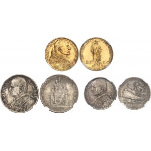 Vaticano, Pio XI (1922-1939). Serie di 9 monete (set di zecca) 1930, R, Roma.