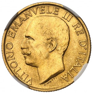 Vittorio Emanuele III (1900-1946). 20 lire al fascio 1923, R, Roma.