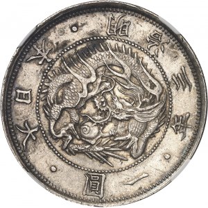 Mutsuhito oder Meiji (1867-1912). 1 Yen, Typ 1 Jahr 3 (1870).