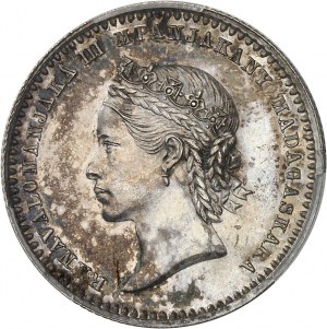 Ranavalona III (1883-1897). Kirobo (1,25 franka), Frappe spéciale (SP) 1888.