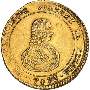 Francisco Jimenez de Texada (1773-1775). 20 scudi 1773, Valletta.