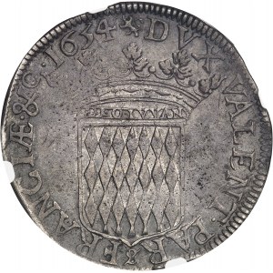 Honoré II (1604-1662). Écu de 60 sols 1654, Monako.