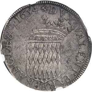 Honoré II (1604-1662). Ecu de 60 sols 1654, Monaco.
