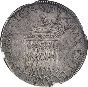 Honoré II (1604-1662). Ecu de 60 sols 1654, Monaco.