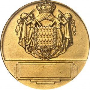 Louis II (1922-1949). Médaille d’Or, sans attribution, par P. Turin 1944, Paris.