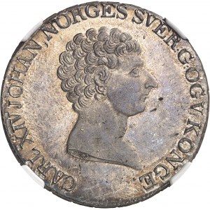 Karol XIV Ján (1818-1844). 1 specie daler 1824 JMK, Kongsberg.