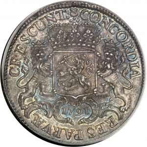 Utrecht, Republic of the Seven United Provinces of the Netherlands (1581-1795). Ducaton (silver rider) 1791, Utrecht.