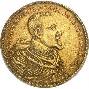 Sigismondo III Vasa (1587-1632). 80 ducati 1621 SA / II - VE, Bromberg (Bydgoszcz).
