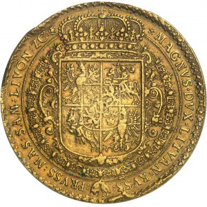 Zygmunt III Waza (1587-1632). 80 dukatów 1621 SA / II - VE, Bromberg (Bydgoszcz).