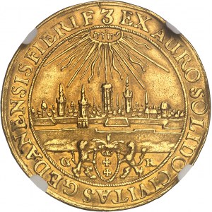 Jan II Kazimierz Waza (1649-1668). 3 dukaty ND (1650-1658) GR, Gdańsk (Danzig).