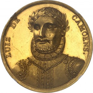 Marie et Pierre III (1777-1786). Médaille d’Or, dédiée à la mémoire de Luis Vaz de Camoes par Jean Talbot Dillon 1782.