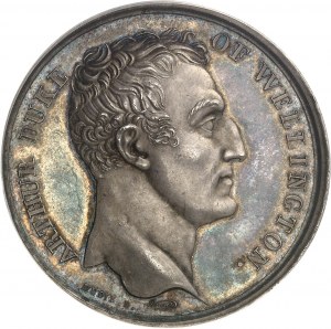 Jean VI (1799-1826). Medal, Battle of the Douro (Second Battle of Porto), the Duke of Wellington, by Brenet and Dubois at James Mudie 1809, London.