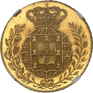 Jan VI (1799-1826). Peça de 6400 reis (4 escudos) 1822, Lizbona.