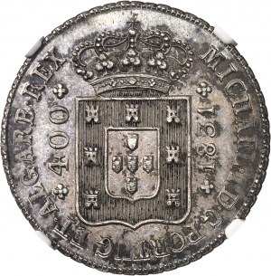 Michel I (1828-1834). 480 réis (new cruzado) 1831, Lisbon.