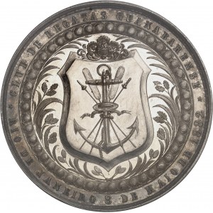 Ludwik I (1861-1889). Medal z okazji setnej rocznicy śmierci Sebastião José de Carvalho e Melo, markiza Pombal, wykonany przez Molarinho 1882, Porto ?