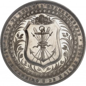 Louis Ier (1861-1889). Médaille, centenaire de la mort de Sebastião José de Carvalho e Melo, marquis de Pombal, par Molarinho 1882, Porto ?
