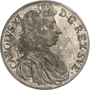 Karl XI (1660-1697). 2 mark 1689 AS, Stockholm.