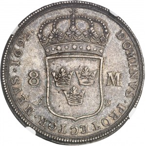 Karol XI (1660-1697). 8 marka 1692 AS, Štokholm.