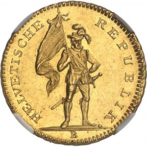 Republika Helwecka (1798-1803). 32 franki złota 1800, B, Berno.