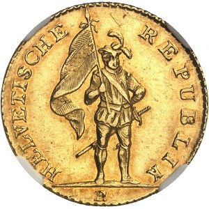Republika Helwecka (1798-1803). 16 franków Or 1800, B, Bern.
