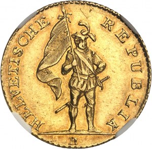 Helvetic Republic (1798-1803). 16 franken Or 1800, B, Berne.