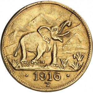 [Tanzanie] Německá východní Afrika, Wilhelm II. 15 rupií 1916, T, Tabora.