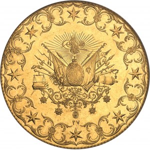 Abdülhamid II (1876-1909). 500 kurush de luxe AH 1293/27 (1901), Konstantinopel.