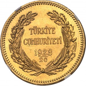 Republika, Ismet Inönü (1938-1950). 500 kurush 1943 (1923/20), Ankara.
