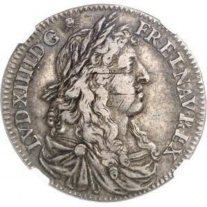 Luigi XIV (1643-1715). Moneta da 15 sols della Compagnie des Indes, per le colonie americane 1670, A, Parigi.