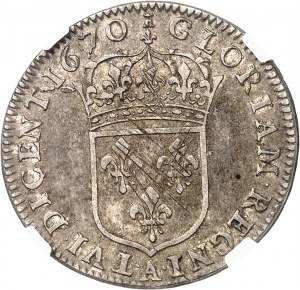 Ľudovít XIV (1643-1715). Coin de 15 sols de la 