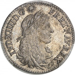 Louis XIV (1643-1715). Pièce de 5 sols de la “Compagnie des Indes”, pour les colonies d’Amérique 1670, A, Paris.