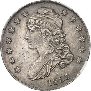 Bundesrepublik der Vereinigten Staaten von Amerika (1776 bis heute). 50 Cent Liberty 1835, Philadelphia.