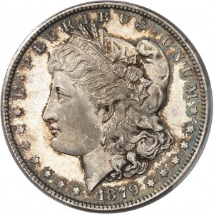 République fédérale des États-Unis d’Amérique (1776-à nos jours). Dollar Morgan 1879, S, San Francisco.