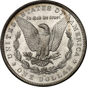 République fédérale des États-Unis d’Amérique (1776-à nos jours). Dollar Morgan 1882, CC, Carson City.