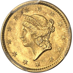 Bundesrepublik der Vereinigten Staaten von Amerika (1776 bis heute). 1 Dollar 1851, Philadelphia.
