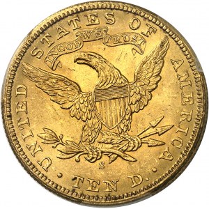 Bundesrepublik der Vereinigten Staaten von Amerika (1776 bis heute). 10 Liberty-Dollar, mit Währung 1901, S, San Francisco.