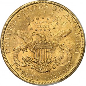 Federalna Republika Stanów Zjednoczonych Ameryki (1776-obecnie). 20 dolarów wolności z dewizą, 1894, Filadelfia.