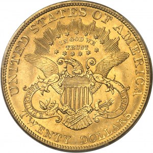 Federální republika Spojených států amerických (1776-současnost). 20 Liberty dollars, s mottem 1904, Philadelphia.