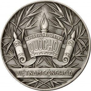 Socjalistyczna Republika Wietnamu (od 1945). Brązowo-srebrny medal Assemblée nationale ND, Paryż.