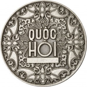 Vietnamská socialistická republika (od roku 1945). Bronzová stříbrná medaile Národního shromáždění ND, Paříž.