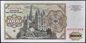 1000 Deutsche Mark 2. Januar 1980.