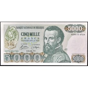 5000 Franken 03-08-1977.
