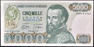 5000 francs 03-08-1977.
