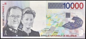 10000 francs ND (1997).