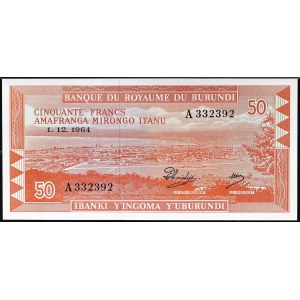 50 franků 1-12-1964.