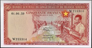 50 frankov 01-06-1959.