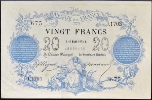 20 franchi tipo 1871 