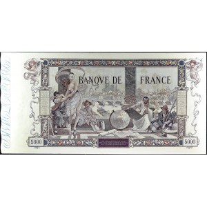 5000 francs type 1918 “Flameng”’ 23-1-1918.