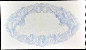 500 francs type 1888 “Bleu et Rose” modifié 5 août 1937.