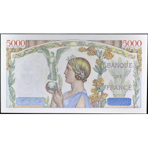 5000 francs Victoire 1939 type “Impression à plat” 20-7-1939.